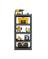 Boyel Living 63"H 5 Tier Metal Shelves for Storage Garage Shelving 2000LBS Heavy Duty Storage Shelves Adjustable Garage Shelf