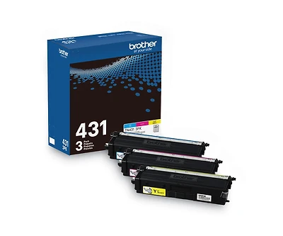 Brother TN4313PK 1,800 Page-Yield Toner - Cyan/Magenta/Yellow (3/Pack