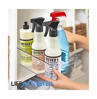 Lifemaster Multi-purpose Refrigerator Bins - 14 pieces Usable and Stackable Design Fridge Bin Organizer with Easy Grip Handles