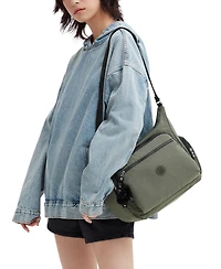 Kipling Gabbie Large Nylon Zip-Top Crossbody Bag