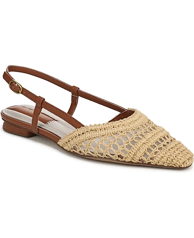 Franco Sarto Women's Riona Snip toe Slingback Flats