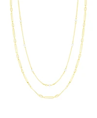 And Now This Simulated Cultivated Pearl Double Strand Necklace