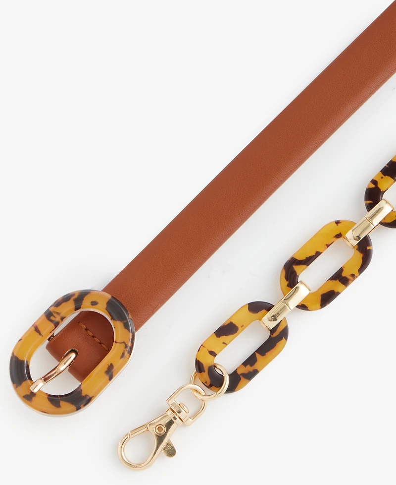 Giani Bernini 2 for 1 Set Resin Chain and Buckle Belt, Macy's Exclusive