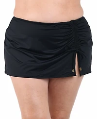 La Blanca Plus Island Goddess Adjustable Tunnel Swim Skirt
