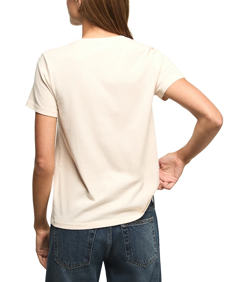 Lucky Brand Women's Drummer Queen Crewneck Top