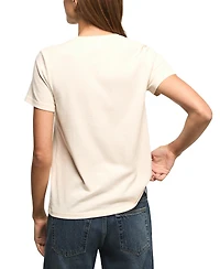 Lucky Brand Women's Drummer Queen Crewneck Top