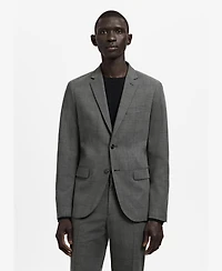 Mango Men's Stretch Fabric Super Slim-Fit Suit Jacket