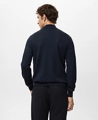 Mango Men's Wool Turtleneck Sweater