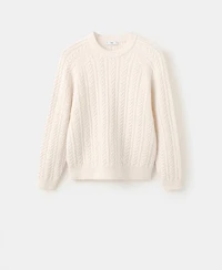 Mango Men's Braided Knitted Sweater