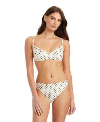 Sanctuary Womens Pretty In Provence Shirred Underwire Bra Hipster Bottoms