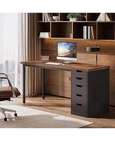 Tribesigns Modern Computer Desk, Simple Style, 47 Inches Pc Desk