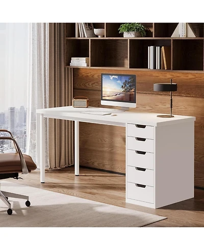 Tribesigns Modern Computer Desk, Simple Style, 47 Inches Pc Desk