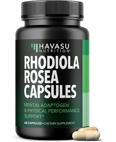 Havasu Nutrition Rhodiola Rosea Capsules, 60ct