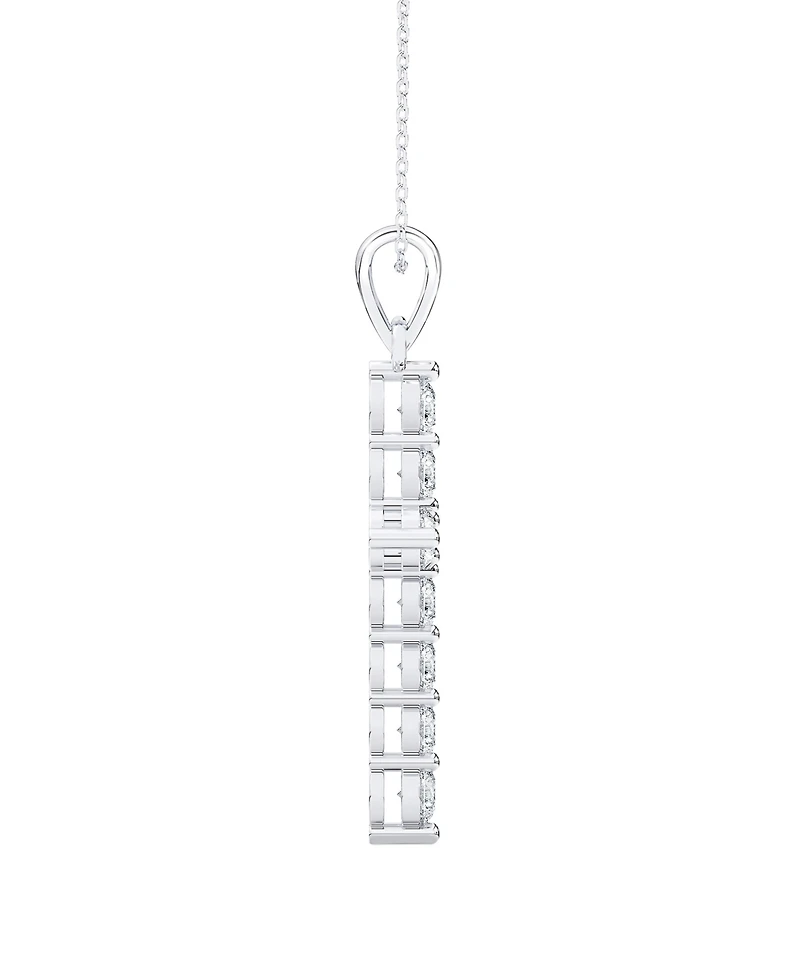 Forever Grown Diamonds Lab-Grown Diamond Pendant Necklace (1 ct. t.w.) in Sterling Silver
