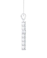 Forever Grown Diamonds Lab-Grown Diamond Pendant Necklace (1 ct. t.w.) in Sterling Silver