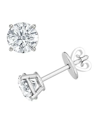 Forever Grown Diamonds Lab-Grown Diamond Earrings (1-1/2 ct. t.w.) in Sterling Silver