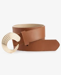 I.n.c. International Concepts Circle Wave Buckle Belt, Macy's Exclusive