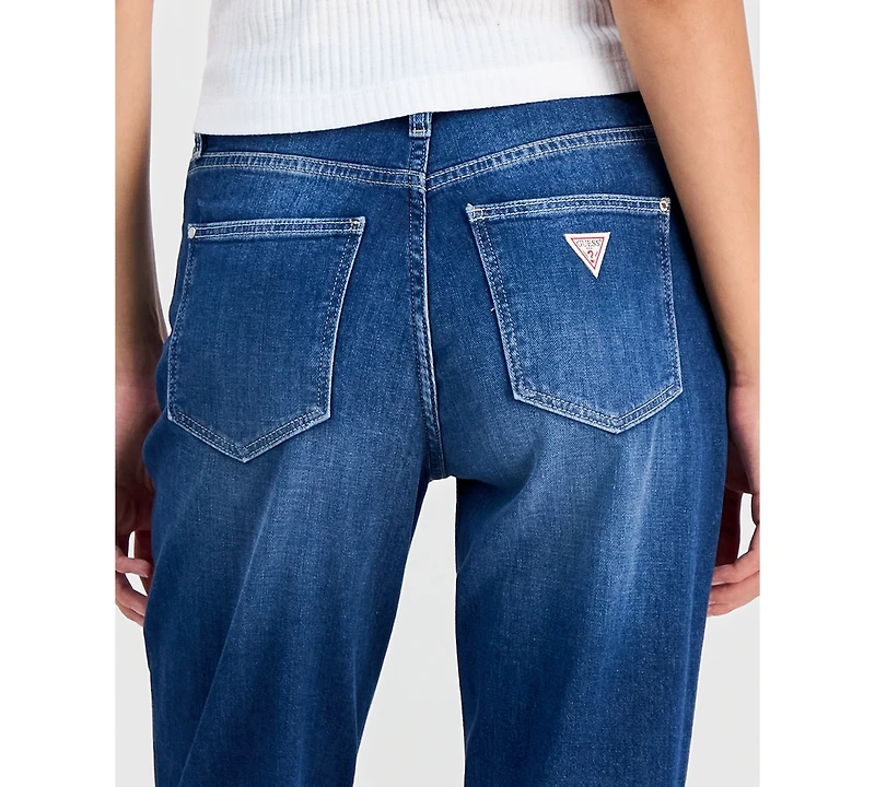 Guess Women's '80s High Rise Straight-Leg Jeans