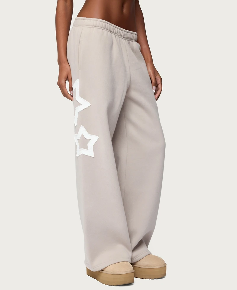 Edikted Women's Starly Straight Leg Sweatpants
