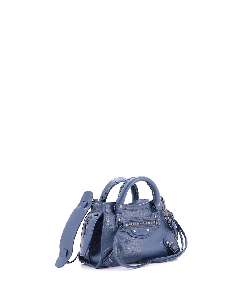 Pre-Owned Balenciaga Mini Neo Classic City Bag Embossed Leather