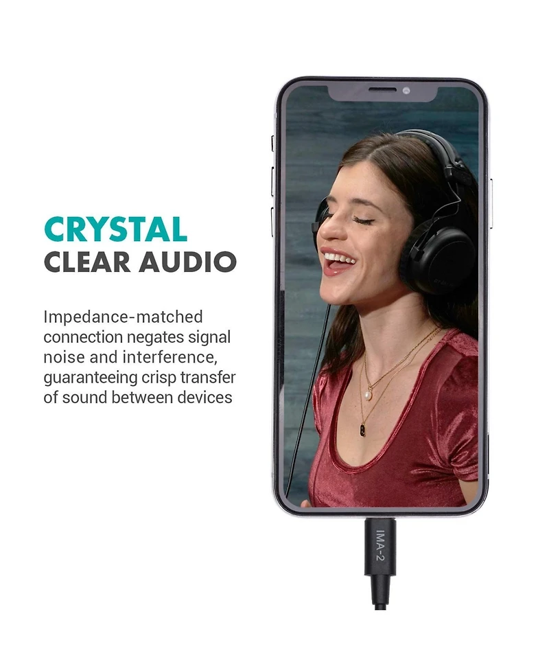 Movo Ima-2 Headphone Adapter - 3.5mm Trs to Lightning