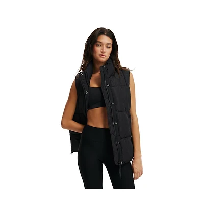 Cotton On Women's Active The Mother Puffer Quilted Vest