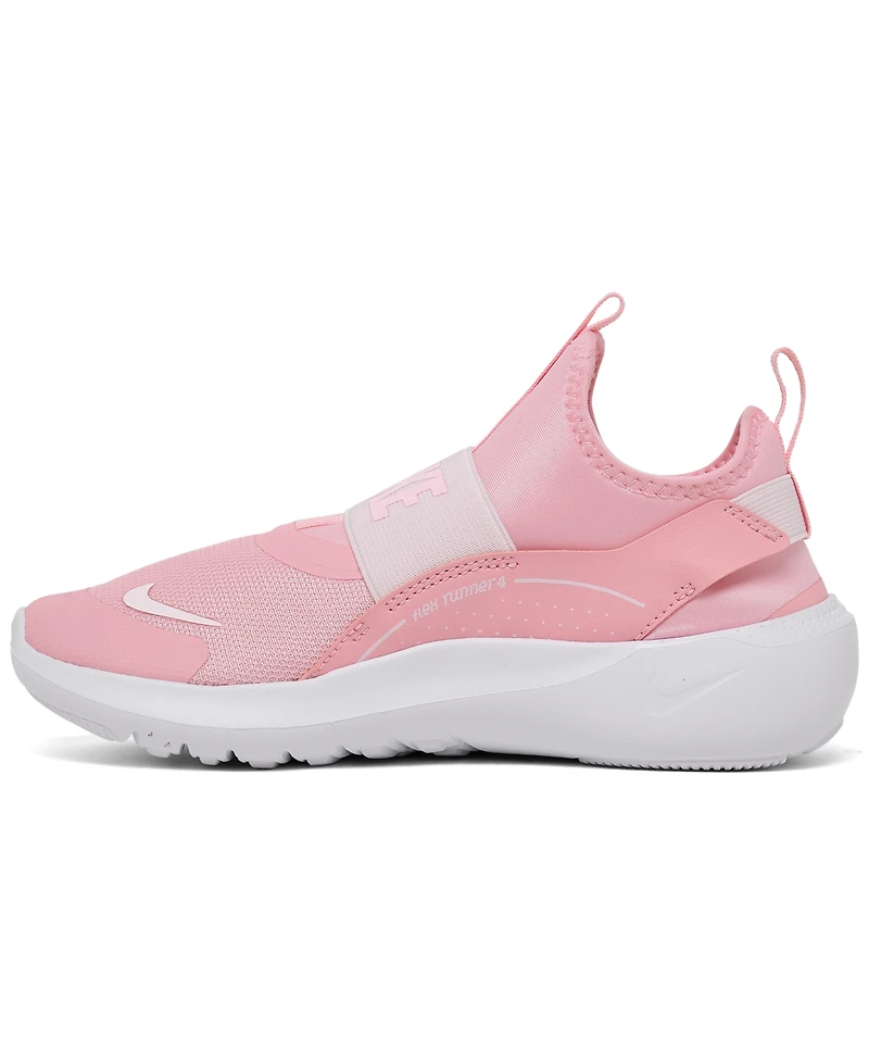 Nike Little Girls Flex Runner 4 Slip-On Running Sneakers from Finish Line
