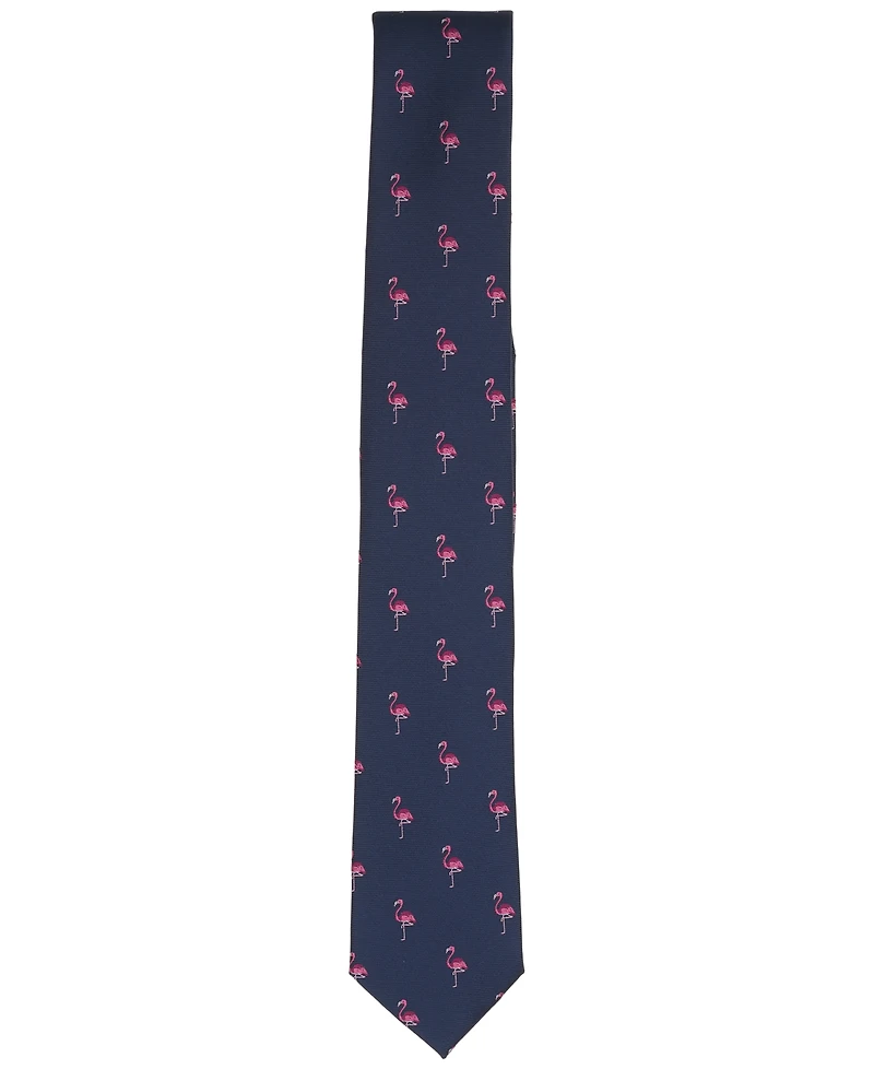 Bar Iii Men's Standing Flamingo Solid Tie, Macy's Exclusive