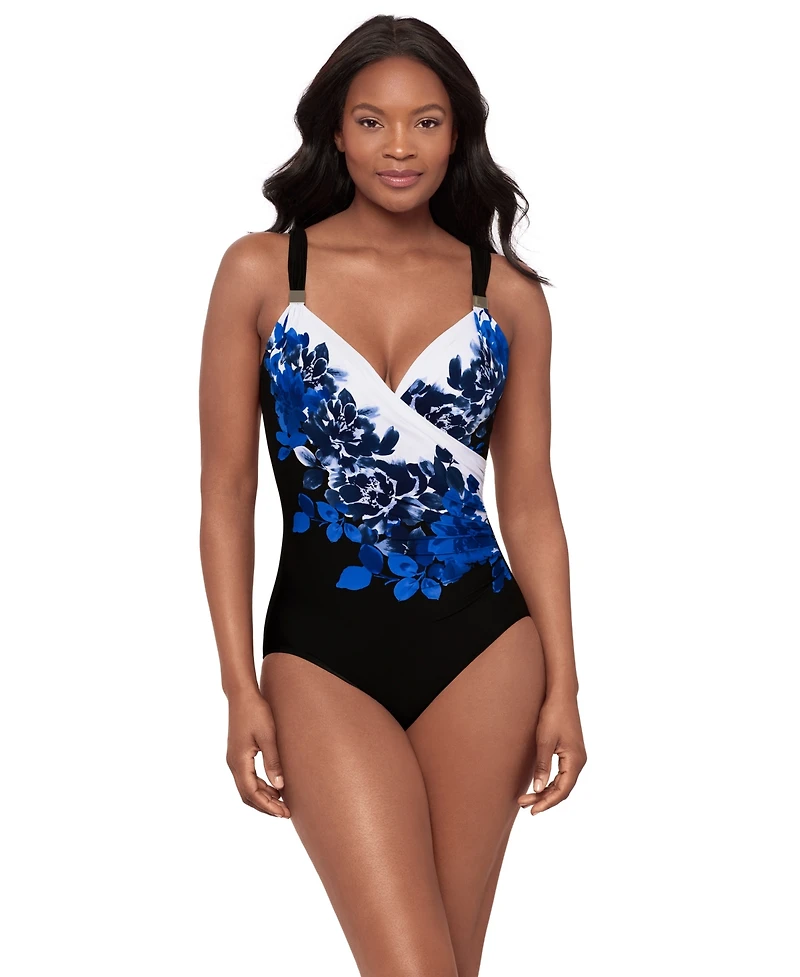 Miraclesuit Women's Printed Underwired One-Piece Swimsuit