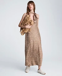 Kenneth Cole Women's Polka Dot Cowl Neck Slip Dress