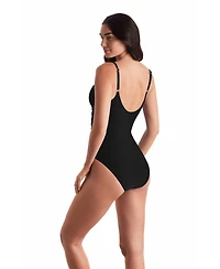 Mimi Flamingo Women's Sonny V-Neck One-Piece Swimsuit
