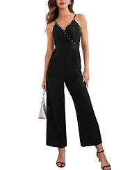 Cupshe Women's Rooftop View Black Jumpsuit