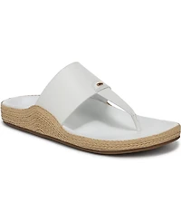 Franco Sarto Women's Bernice Open Toe Thong Sandals