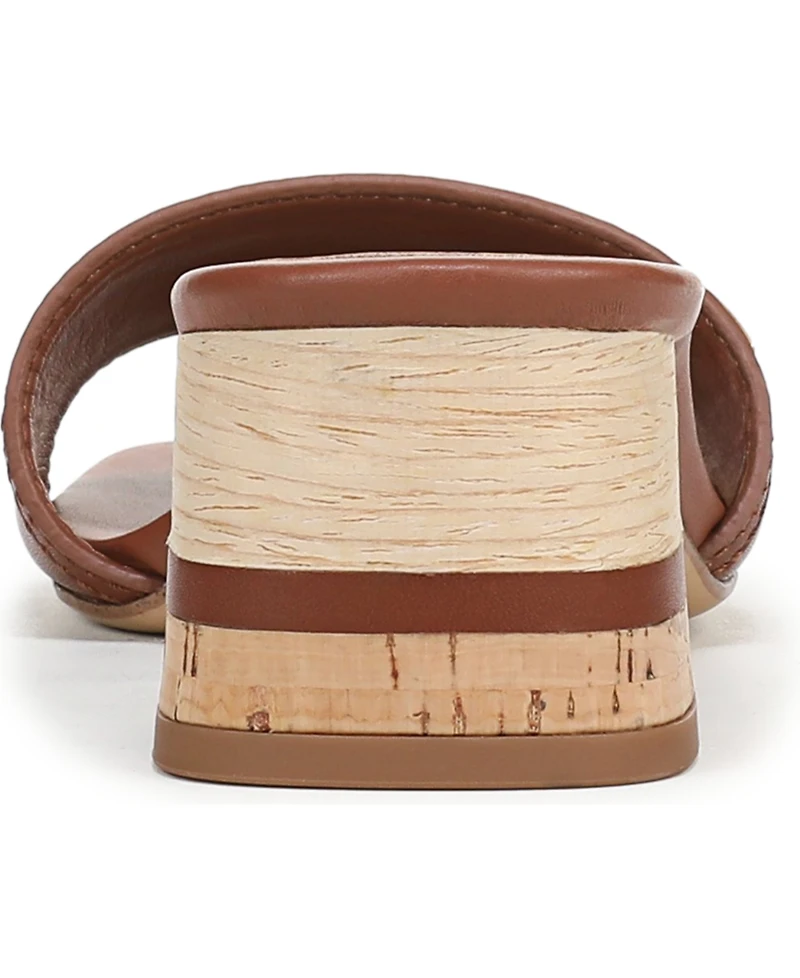 Franco Sarto Women's Kaori Square Toe Slide Sandals