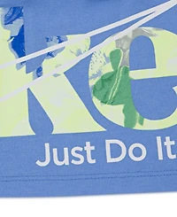 Nike Girls' Toddler 2T-4T Move with Nature Boxy Crewneck T-Shirt