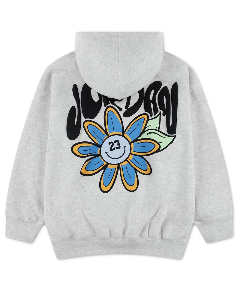 Jordan Girls' 7-16 Floral Flight Long-Sleeve Hoodie