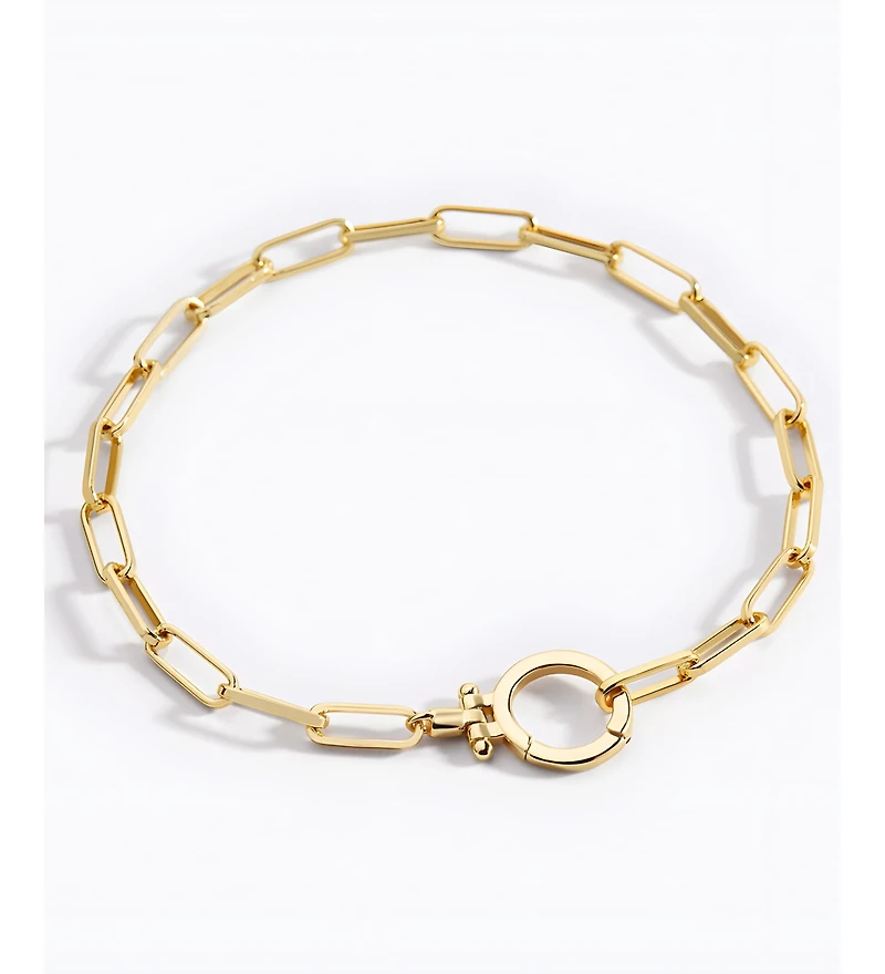 Mint & Lily Paperclip Bracelet