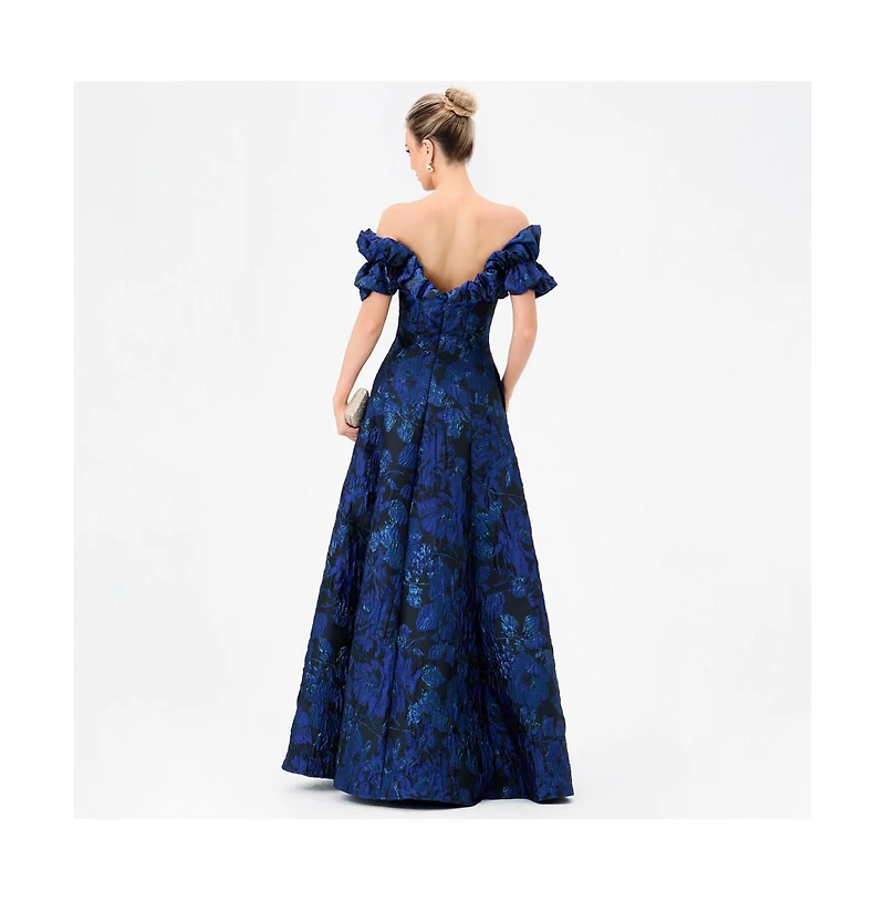 Bariano Women's Maliyah Off Shoulder Gown