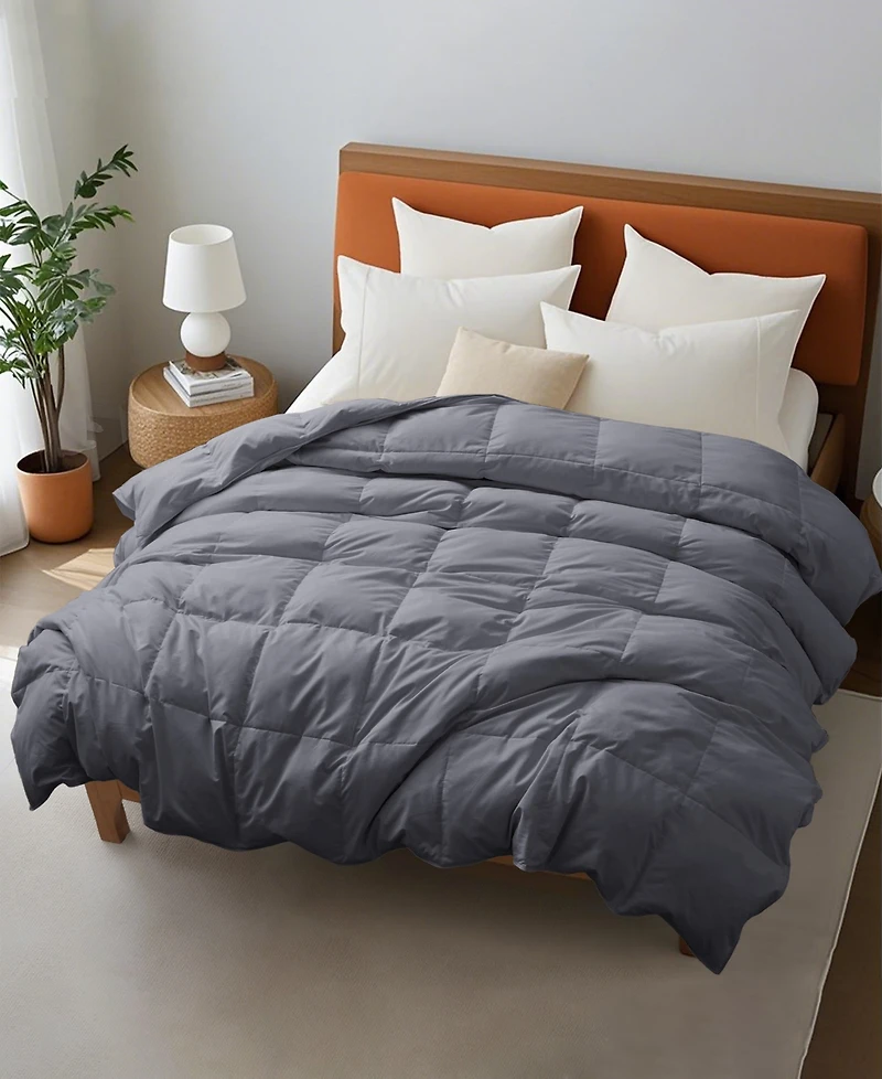Unikome All-Season Goose Down Feather Fiber Comforter
