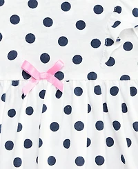 First Impressions Baby Girls' Dot-Print Sunsuit, Macy's Exclusive