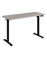 Osp Home Furnishings 59" Wood Primo Sit to Stand Electric Height Adjustable Desk
