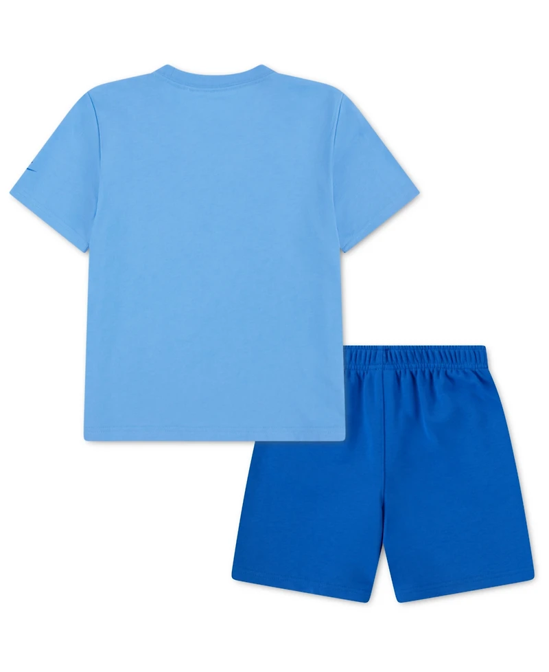 Nike Boys' 4-7 Futura Crewneck T-Shirt and Shorts, 2-Piece Set