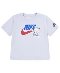 Nike Boys' Toddler 2T-4T Futura Baseball Crewneck T-Shirt
