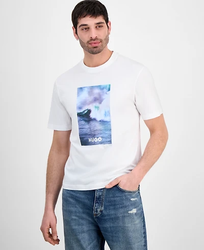 Hugo by Boss Men's Wave Applique T-Shirt