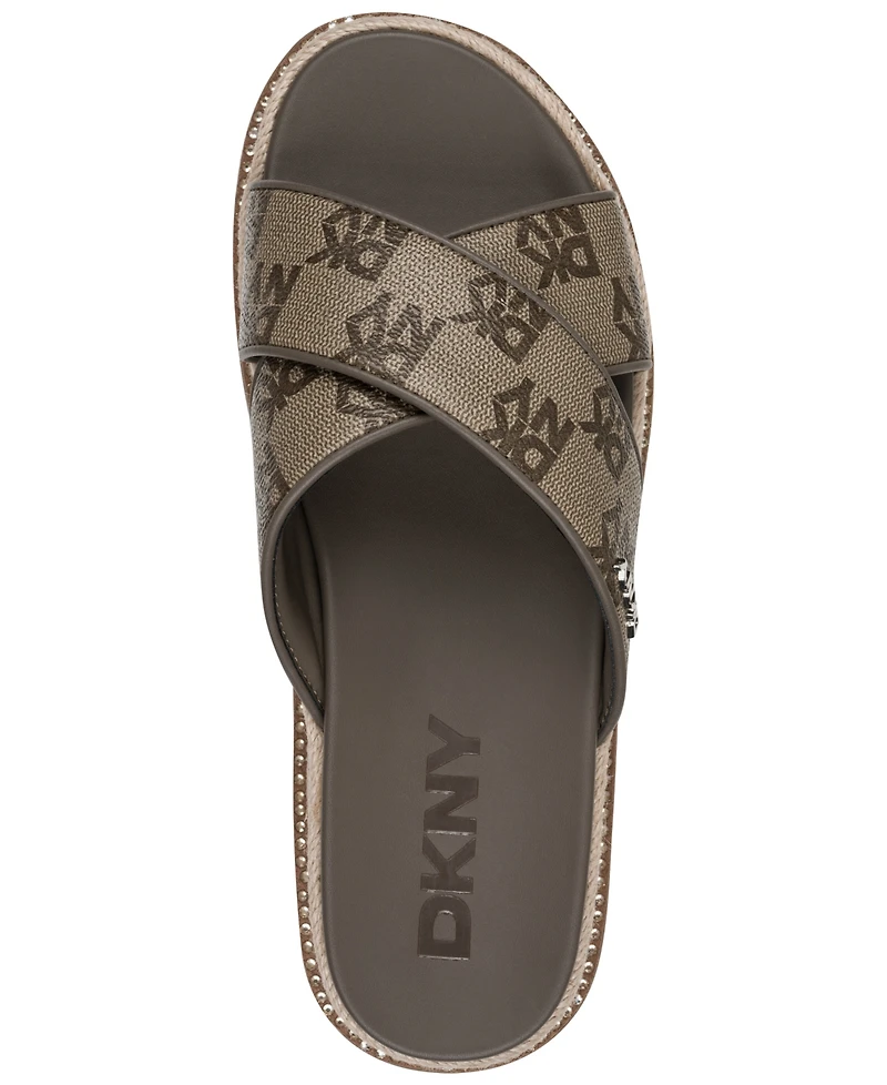 Dkny Women's Berris Slip-On Flat Sandals