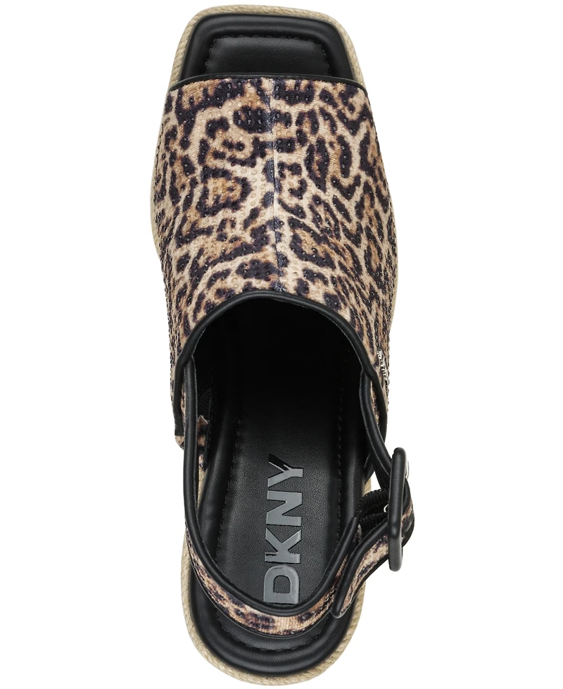 Dkny Women's Coralyn Slingback Wedge Sandals