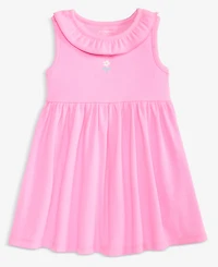 First Impressions Baby Girls' Daisy-Embroidered Ribbed Dress, Macy's Exclusive