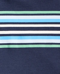 First Impressions Boys' Toddler 2T-4T Placed-Stripe T-Shirt, Macy's Exclusive