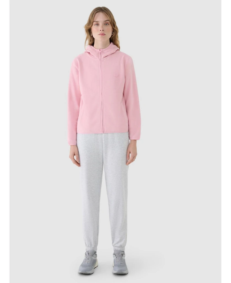 4F Women's regular hooded fleece