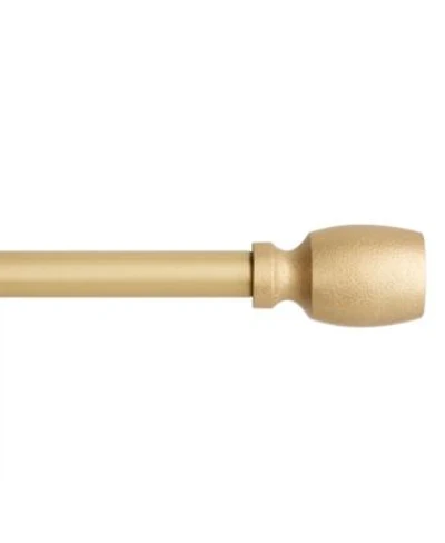 Town Country Everyday Modern Smooth Edge Cylinder Single Curtain Rod